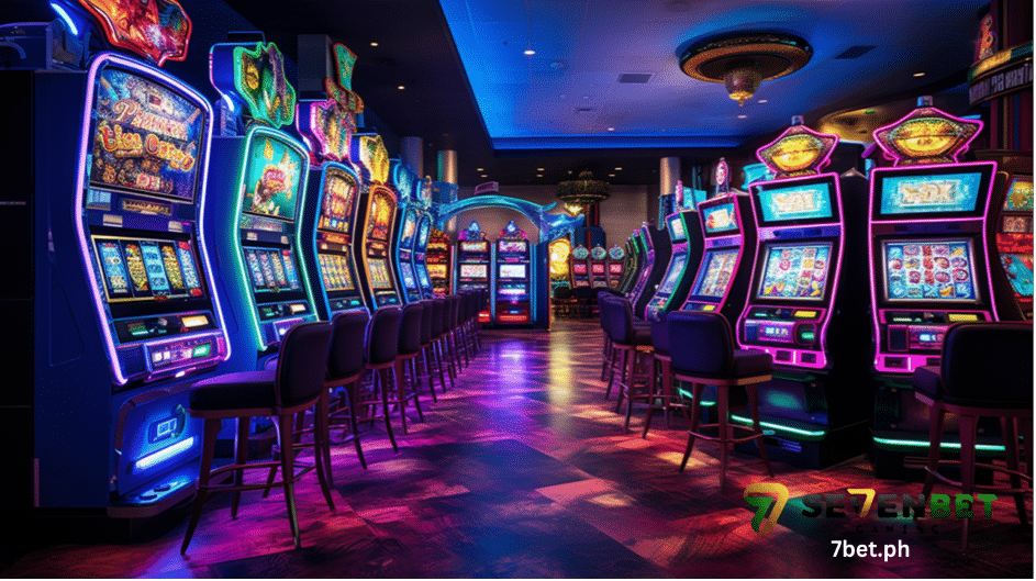 an example of slot machines in a land-based casino